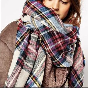 ASOS Plaid Blanket Scarf